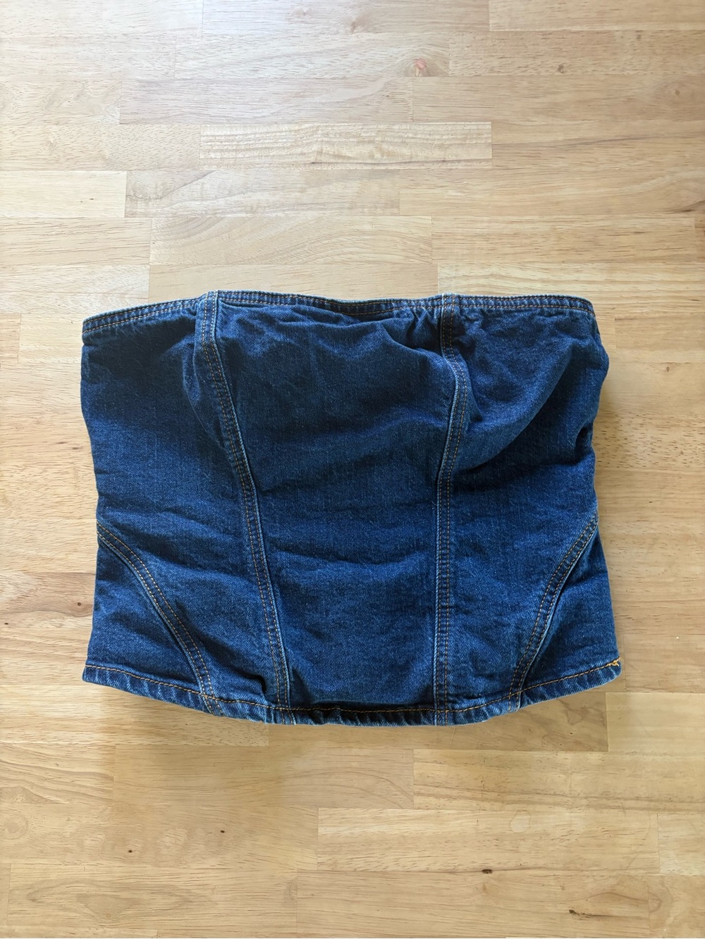 Universal thread denim tub top